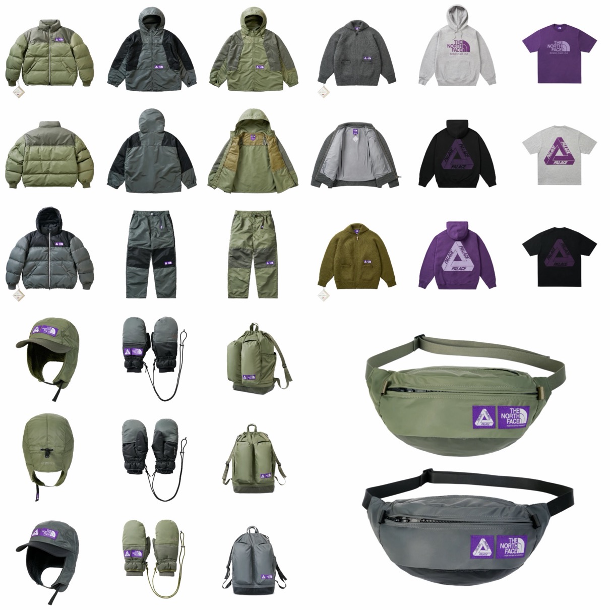 PALACE SKATEBOARDS x THE NORTH FACE PURPLE LABEL “HOLIDAY 25