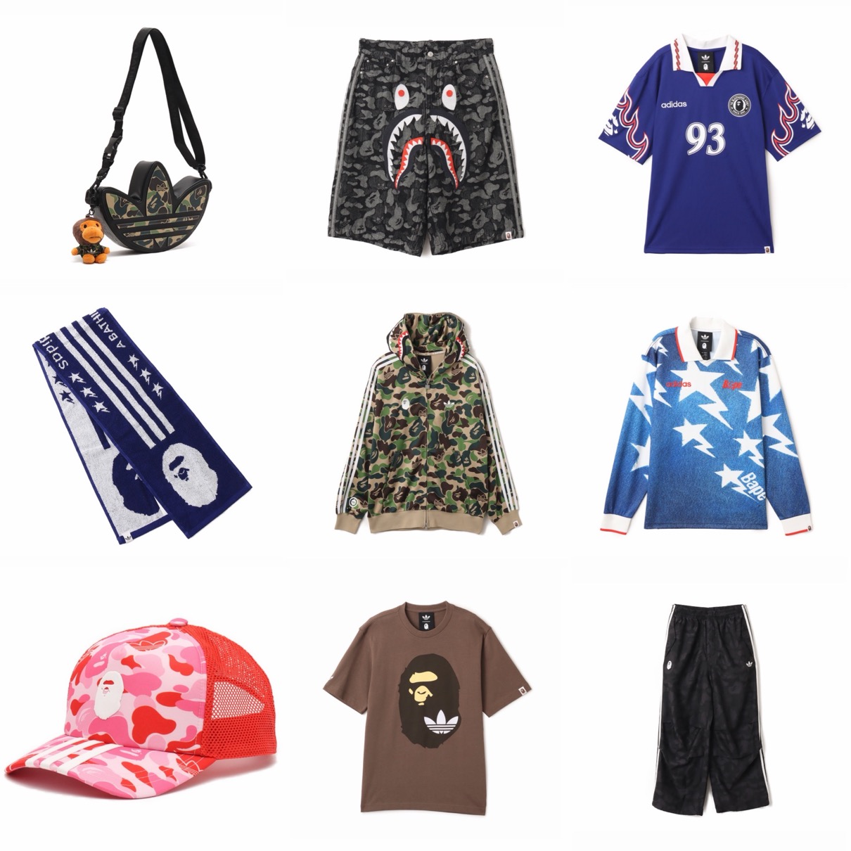 adidas x BAPE®︎ “2026 WORLD CUP™” COLLECTIONが国内2月7日より発売