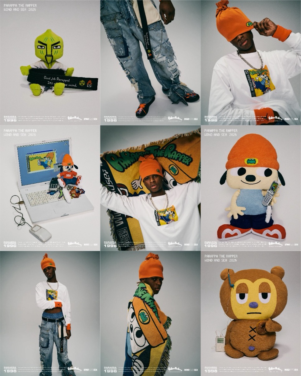 WIND AND SEA x パラッパラッパー 30周年記念コラボコレクションが国内