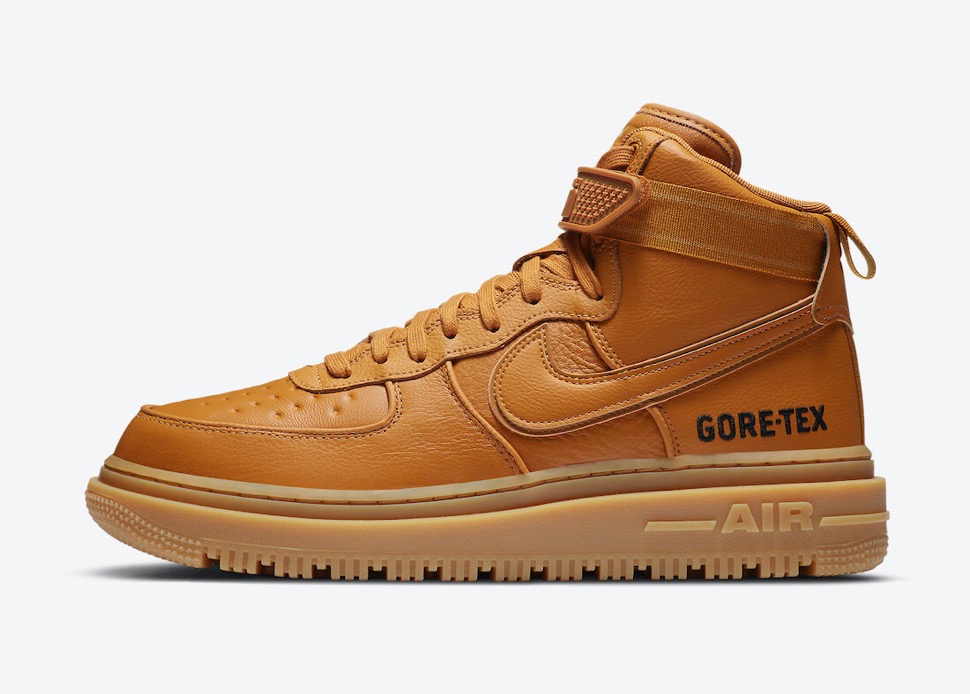 Nike】Air Force 1 Gore-Tex Boot “Wheat”が国内10月19日に発売予定
