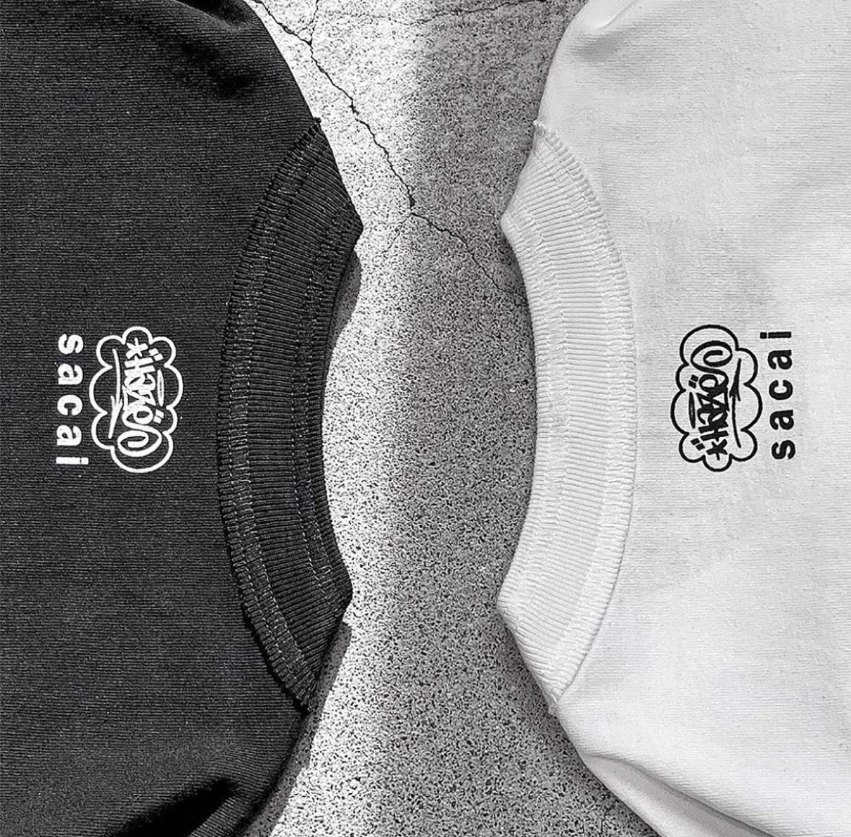 sacai × Eric Haze コラボアイテムのオンライン発売が開始 | UP TO DATE