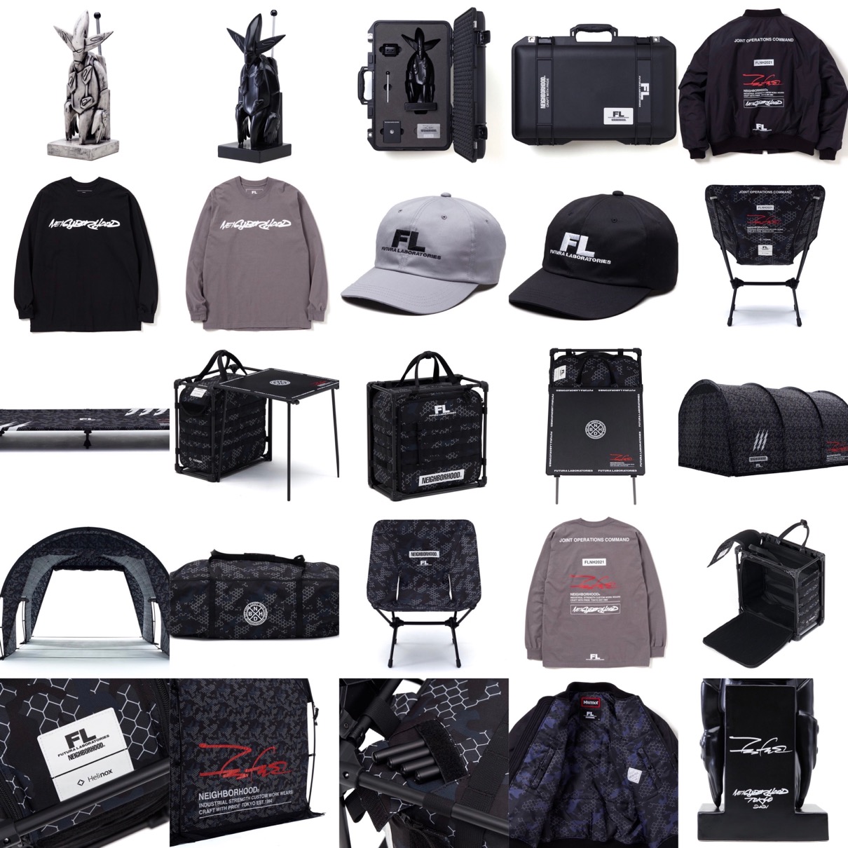 NEIGHBORHOOD®︎ × FUTURA LABORATORIES 最新コラボコレクションが国内