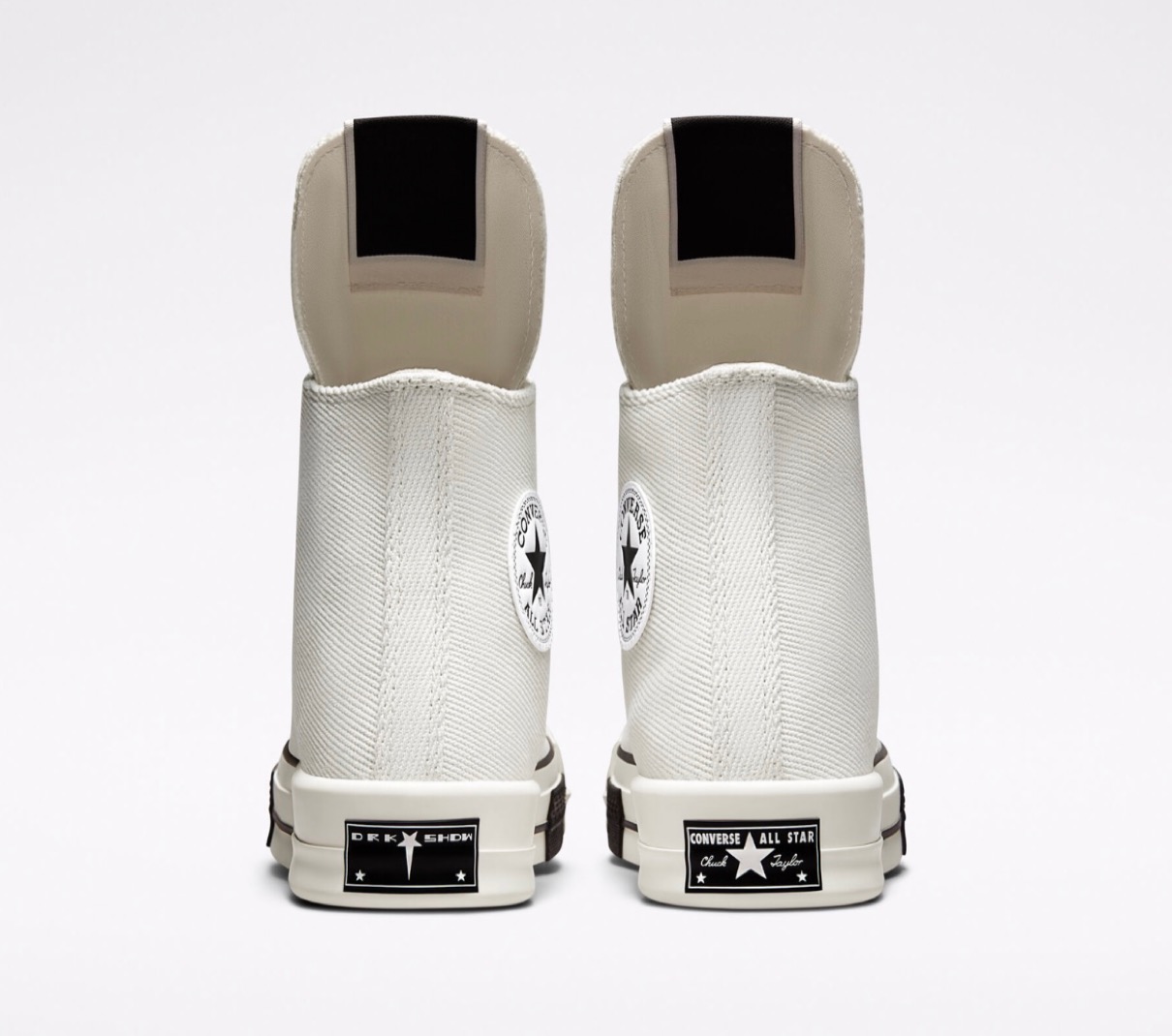 Rick Owens DRKSHDW × Converse】『DRKSTAR Chuck 70 OX & HIGH』が