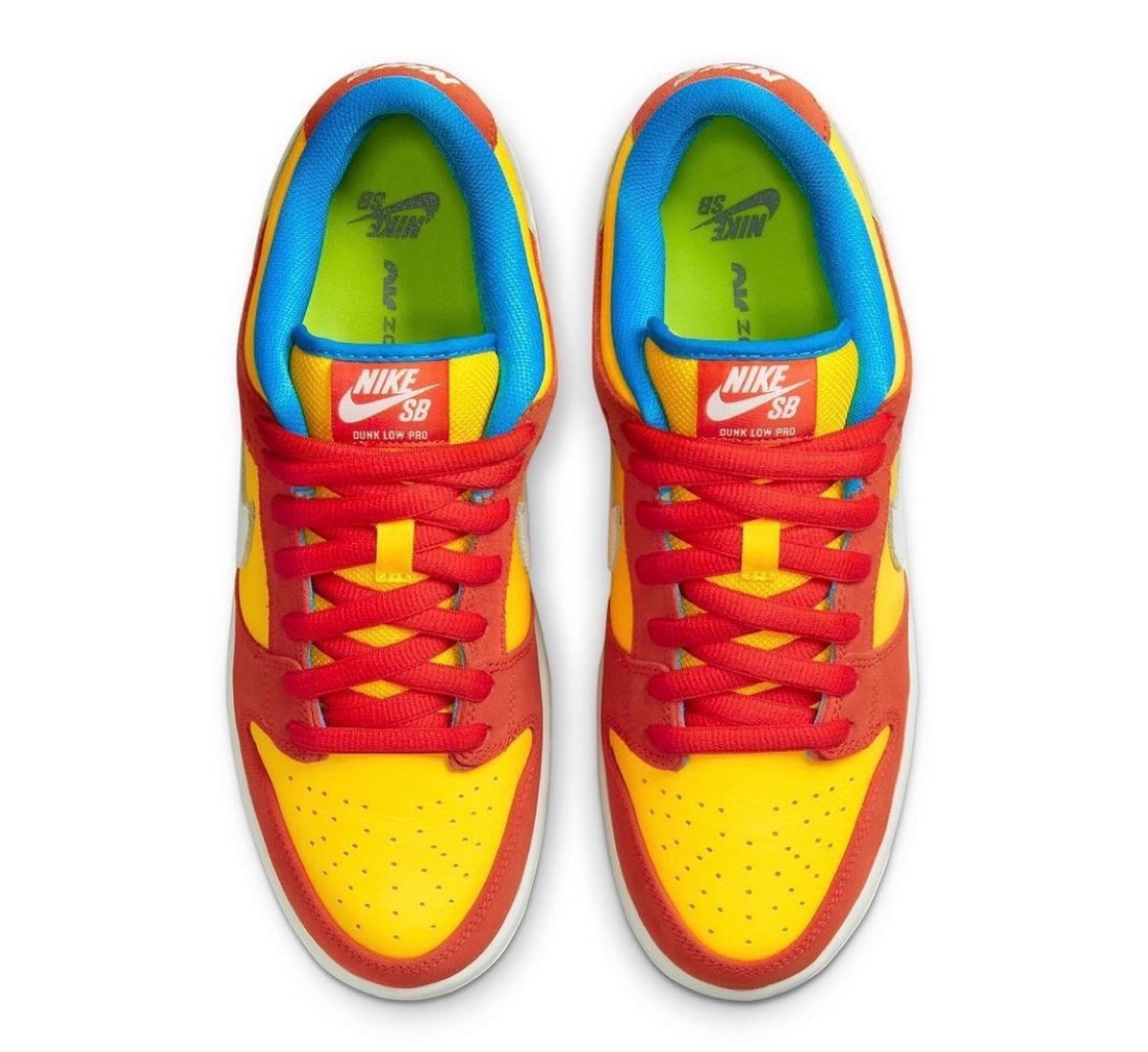 Bart Simpsonカラーの新作 Nike SB Dunk Low Pro “Habanero Red”が2022