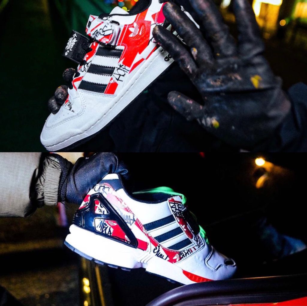 atmos × adidas Forum & ZX 8000 “Graffiti Pack”が国内2月11日／2月20