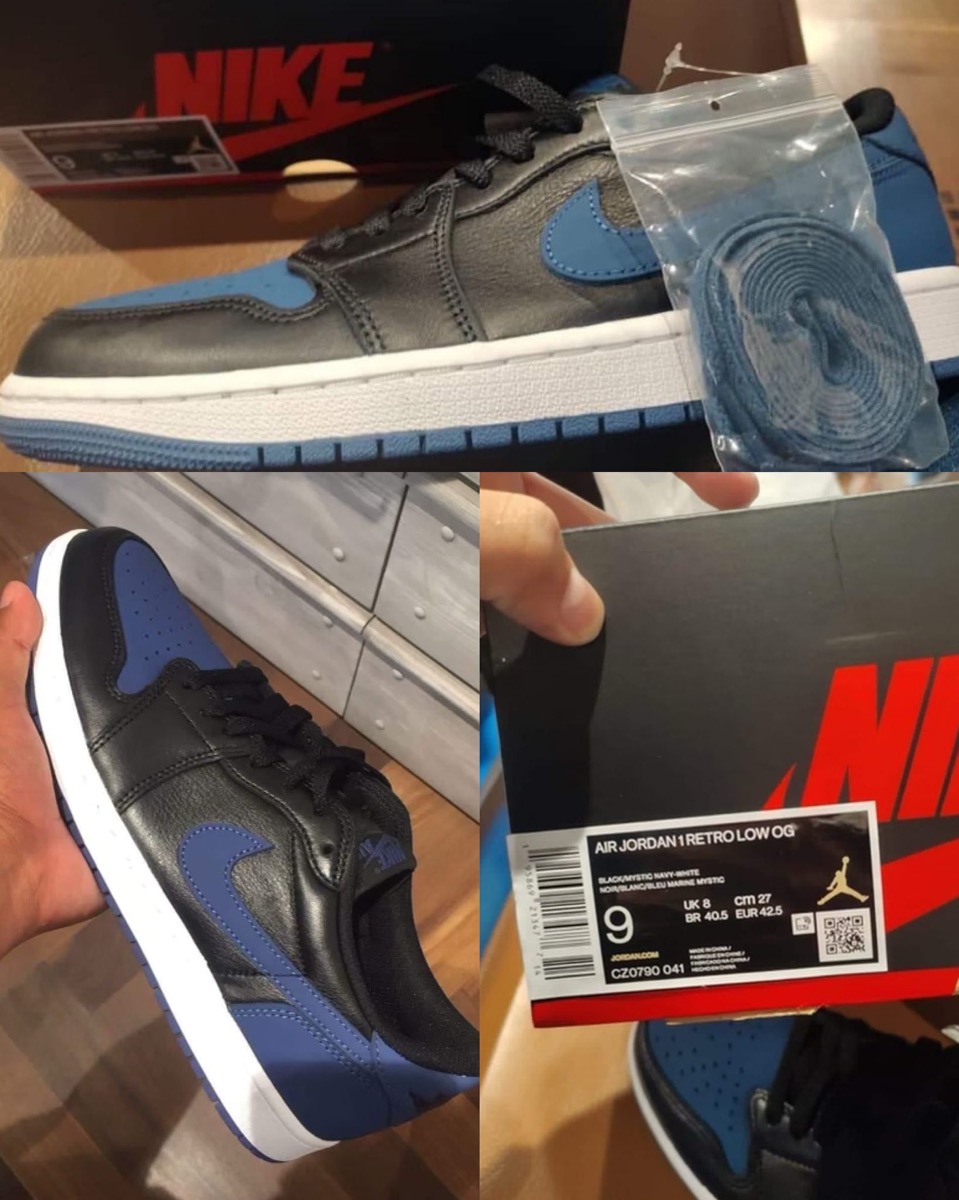 Nike Air Jordan 1 Low OG “Black/Mystic Navy”が国内6月14日に発売