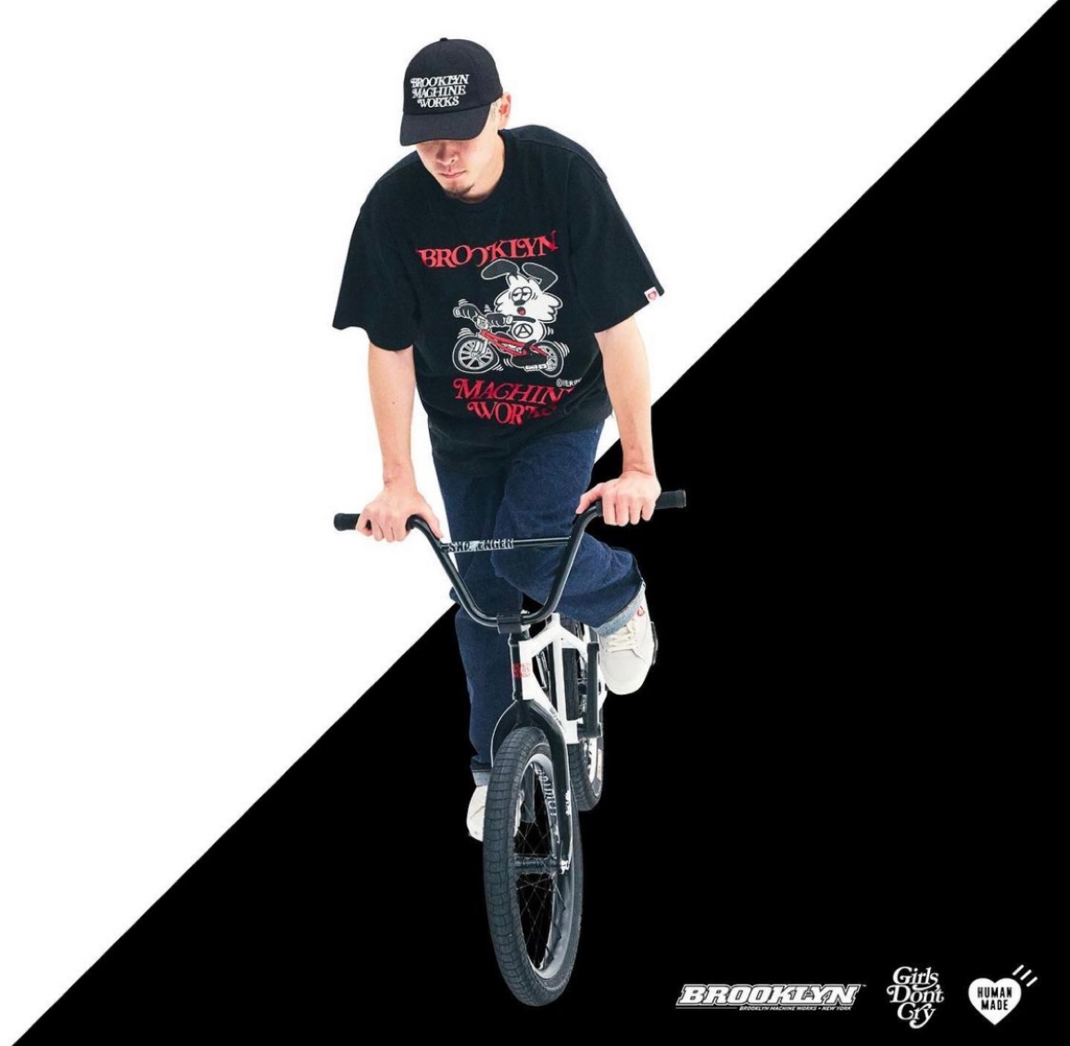 HUMAN MADE × BROOKLYN MACHINE WORKS × Girls Don't Cry コラボ