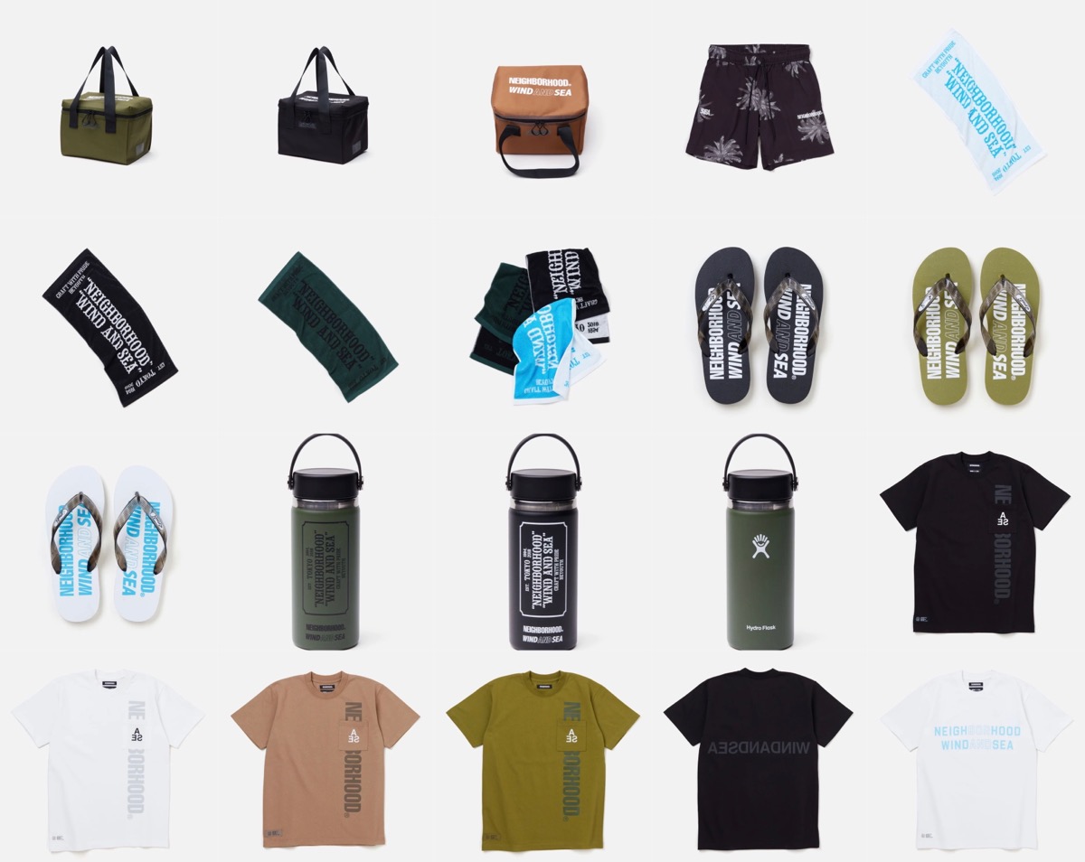 NEIGHBORHOOD × WIND AND SEA コラボコレクション第3弾が国内7月16日に