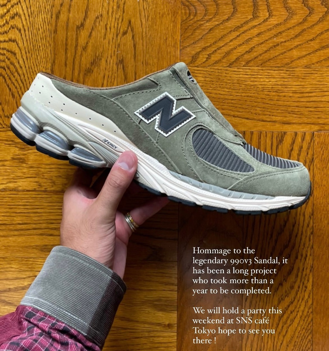 New Balance × SNS 2002R Mule “Homegoods”が国内9月17日/9月22日に