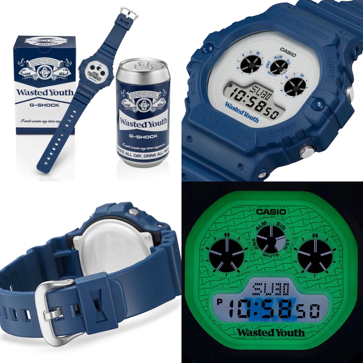 G-SHOCK × Wasted Youth コラボコレクションが国内11月30日/12月9日に