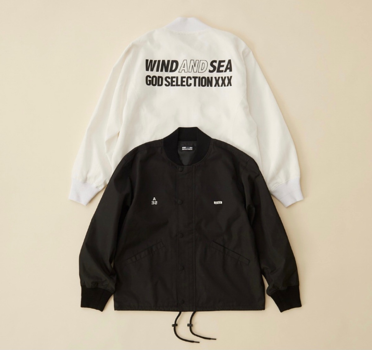 WIND AND SEA × GOD SELECTION XXX 新作コラボアイテムの受注販売が12