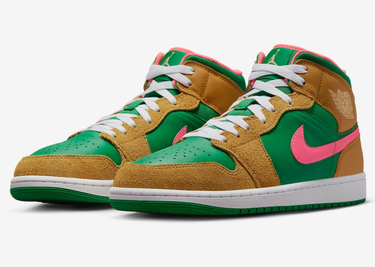 Nike Air Jordan 1 Mid SE “Chutney and Lucky Green”が国内5月22日に