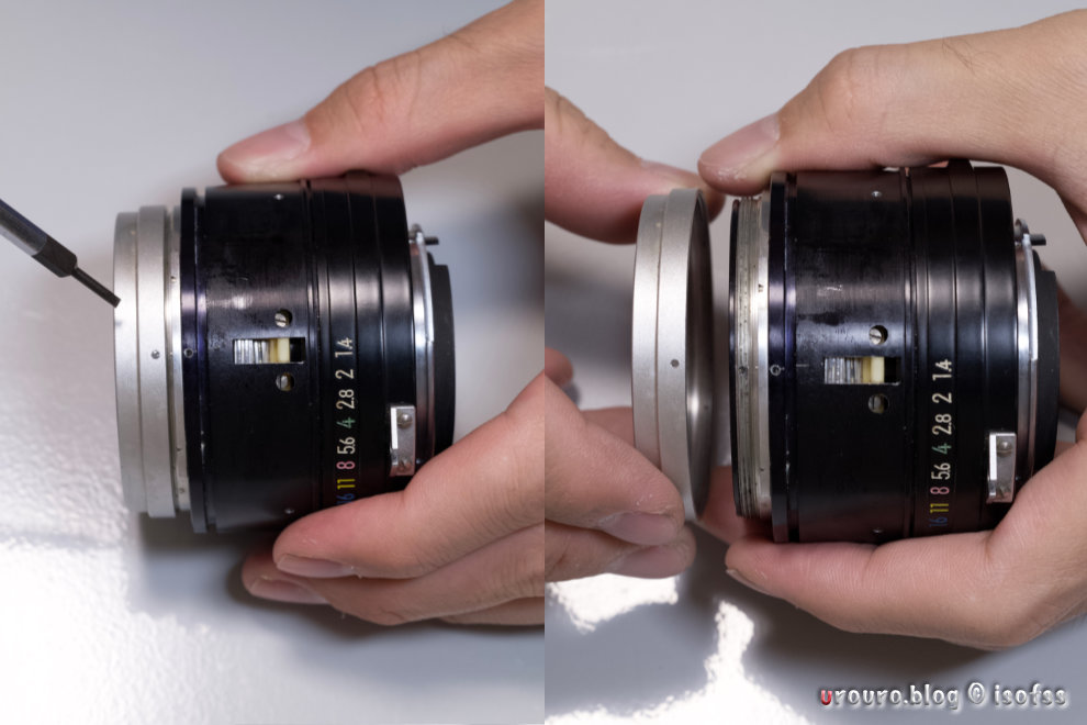 こちらジャンク駆け込み寺。初期型NIKKOR-S Auto 50mm F1.4 の分解清掃