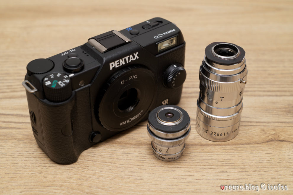 PENTAX Q10×Dマウントシネレンズ：SUN OPT TELEPHOTO F1.9 1 1/2(38mm