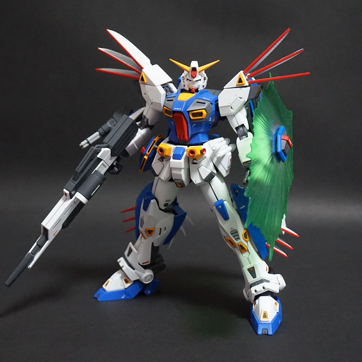 MG ガンダムF90 ミッションパック Vタイプ 改造 完成