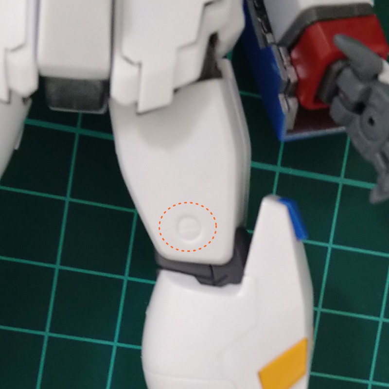 MG クロスボーンガンダム X3 脚部改造編