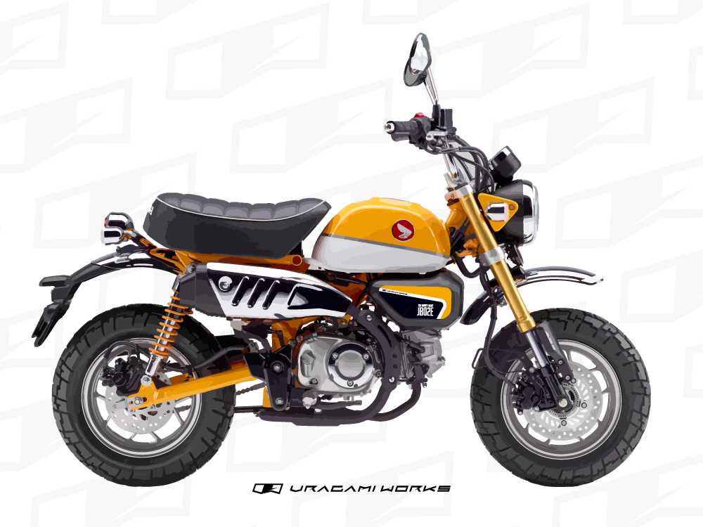 エアクリーナーカバーデカール モンキー125 – バイクデカールのウラ