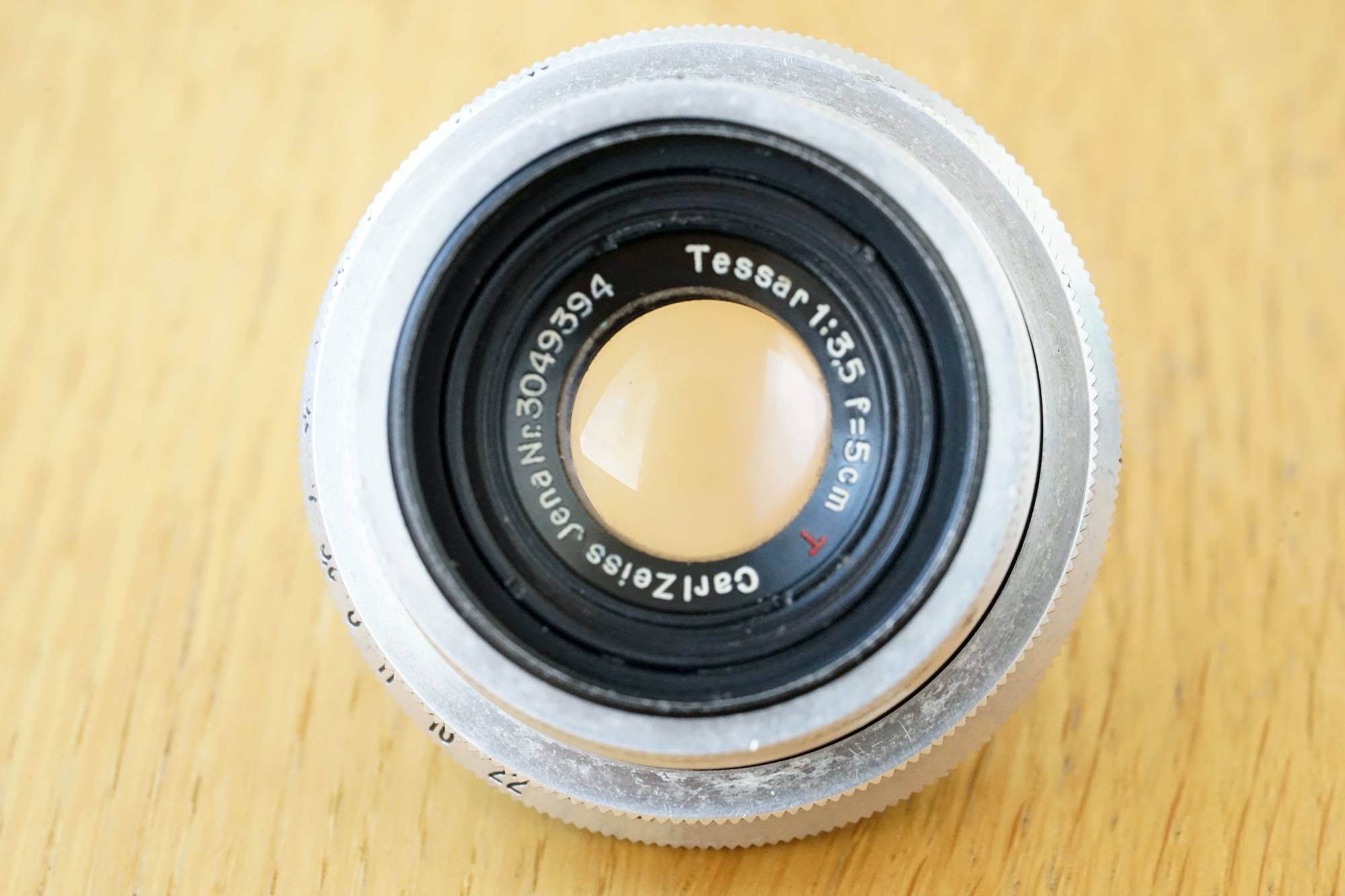 Tessar T 50mm f/3.5 Carl Zeiss Jena M40 uralseller.com