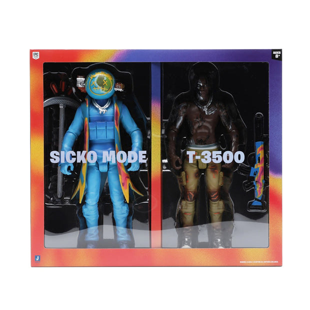 Travis Scott Cactus Jack Fortnite 12 Inch Action Figure Duo Set