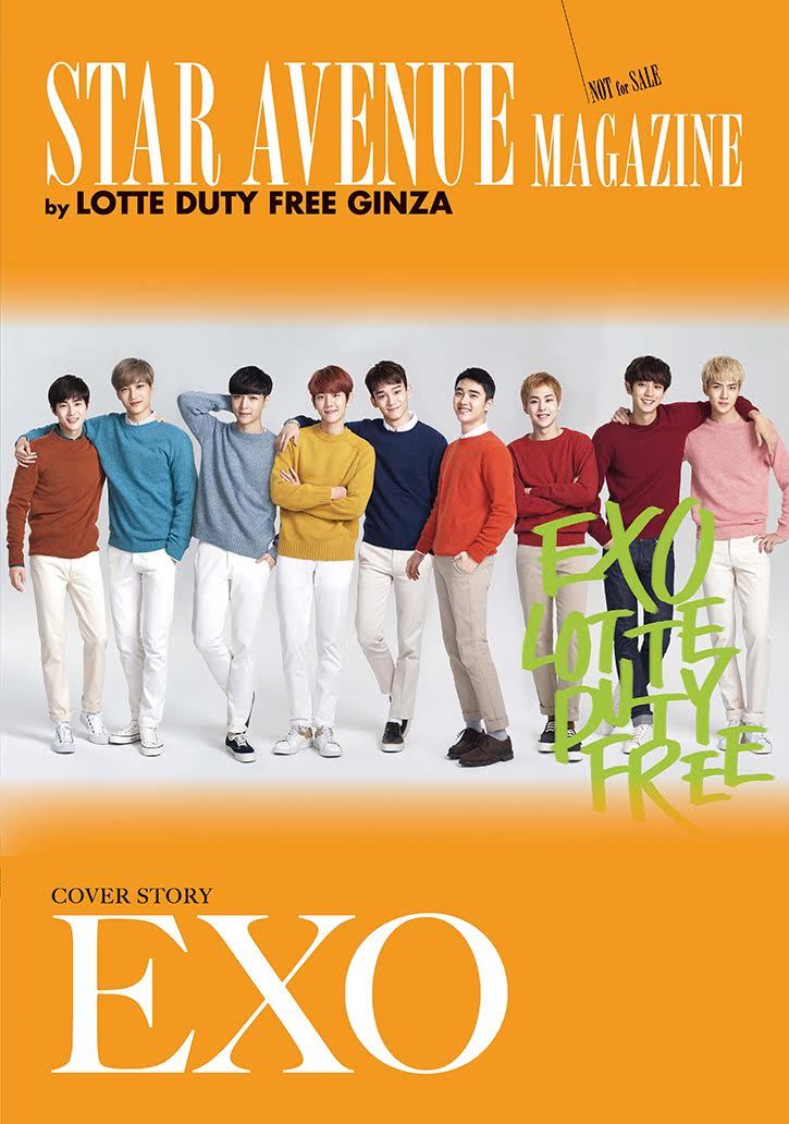 超人気韓国アーティスト、EXO＆TWICEがロッテ免税店銀座店限定冊子の