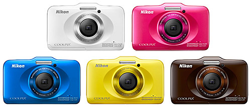 ニコン、親子で楽しむコンパクトデジカメ「COOLPIX S31」、耐衝撃