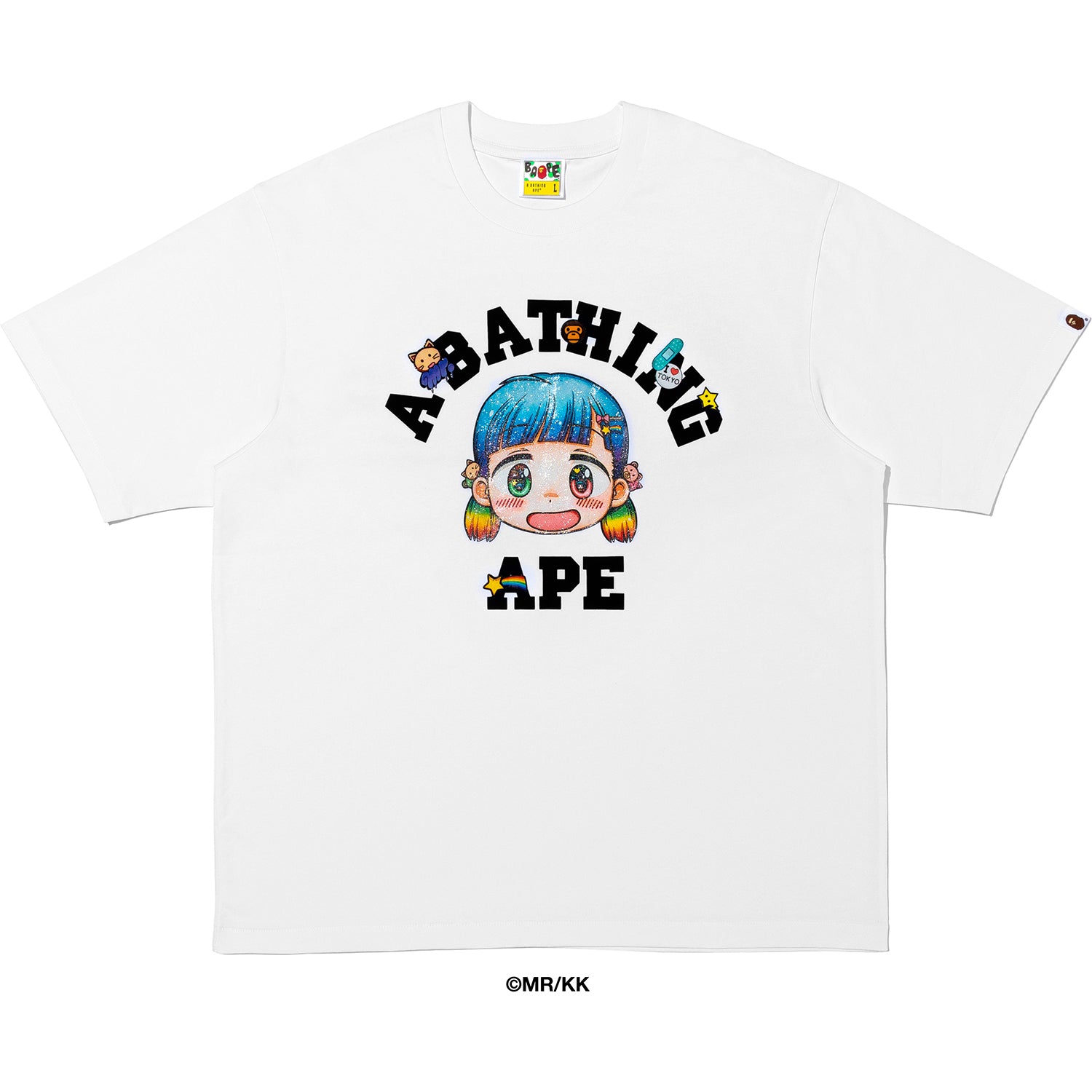 BAPE X MR. COLLEGE RELAXED FIT TEE MENS – us.bape.com