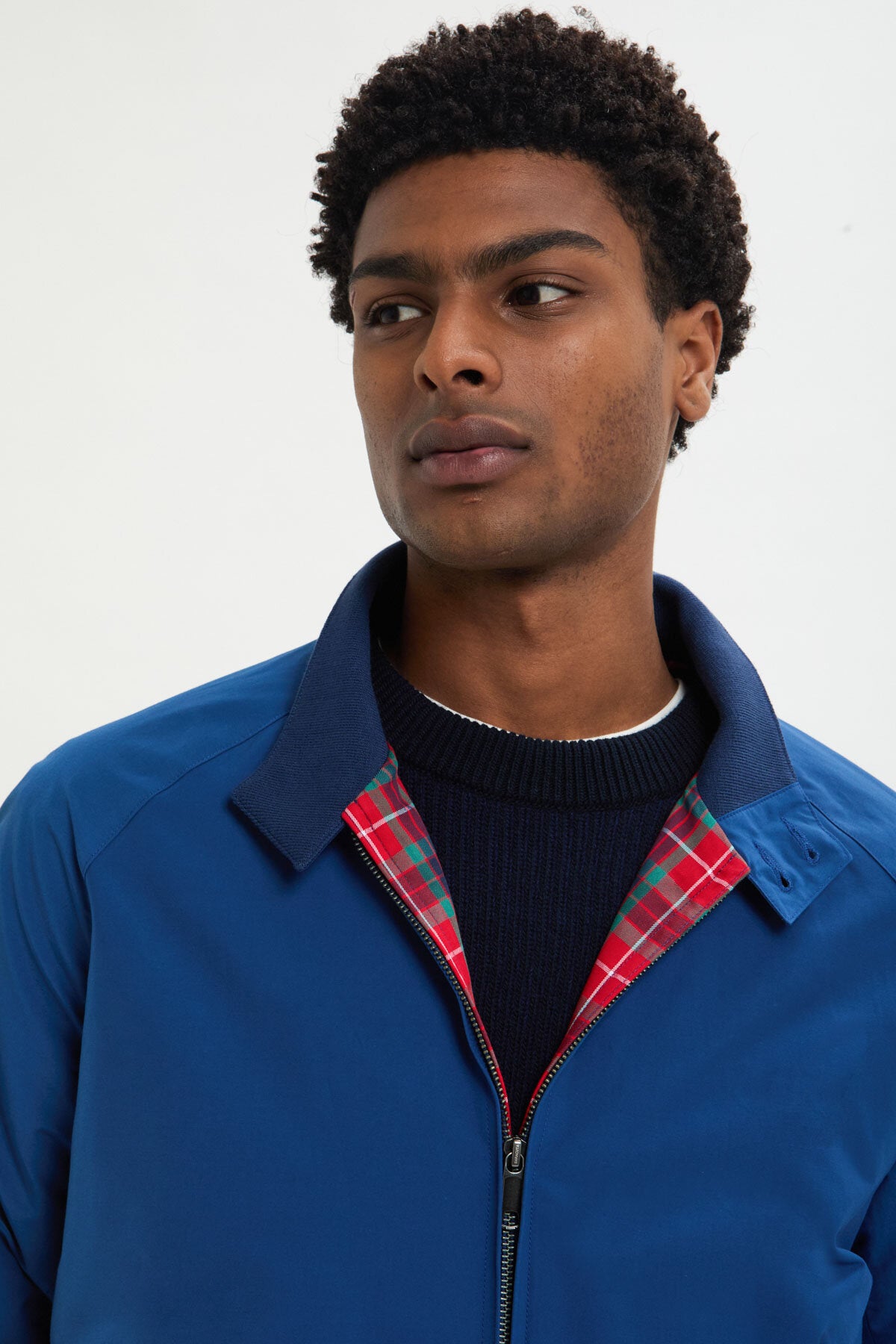 G9 Harrington Jacket Limoges Blue | Baracuta