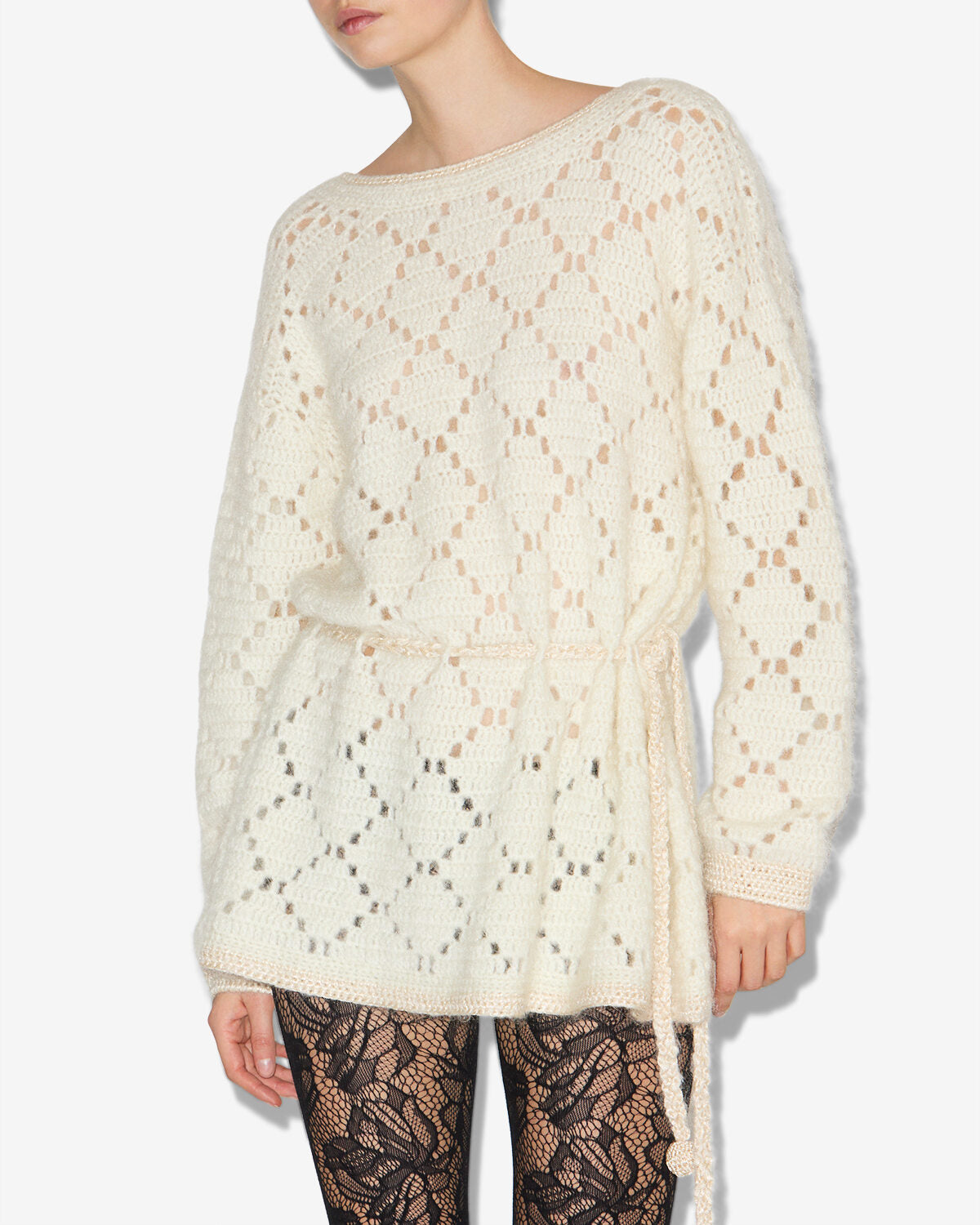 MERIDA PULLOVER Woman ecru | ISABEL MARANT Official online store
