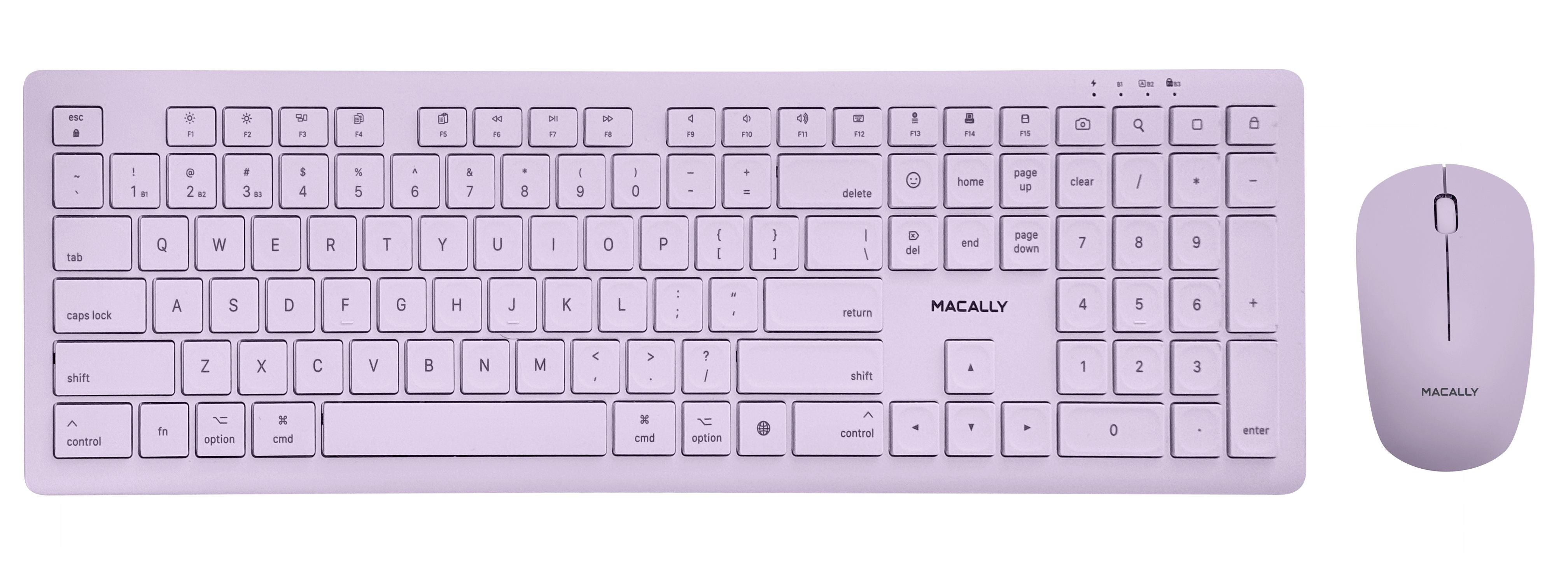 Wireless Keyboard and Mouse – Bluetooth, Rechargeable | Mac