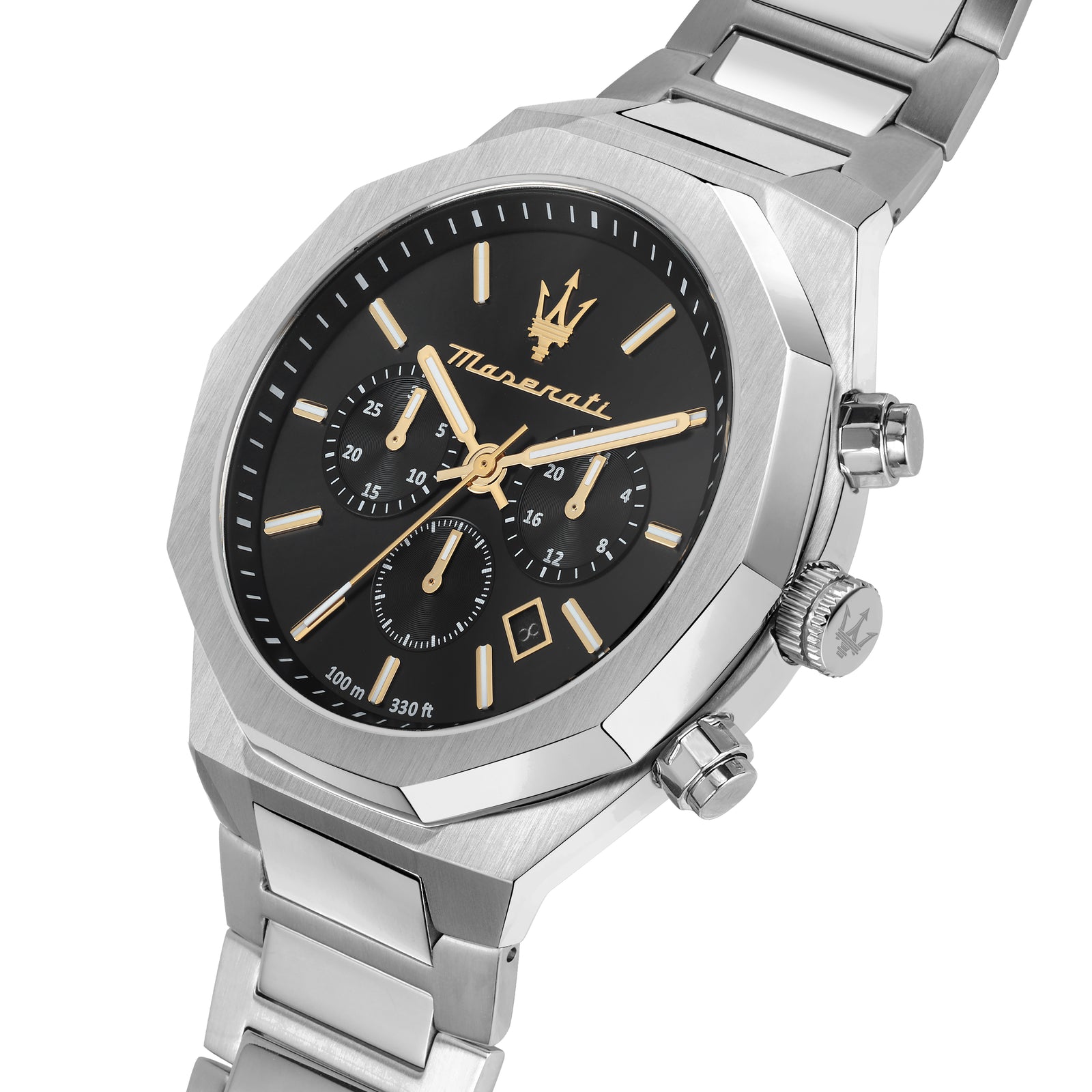 Stile Chrono Watch - Silver (R8873642010) – US - Maserati Store