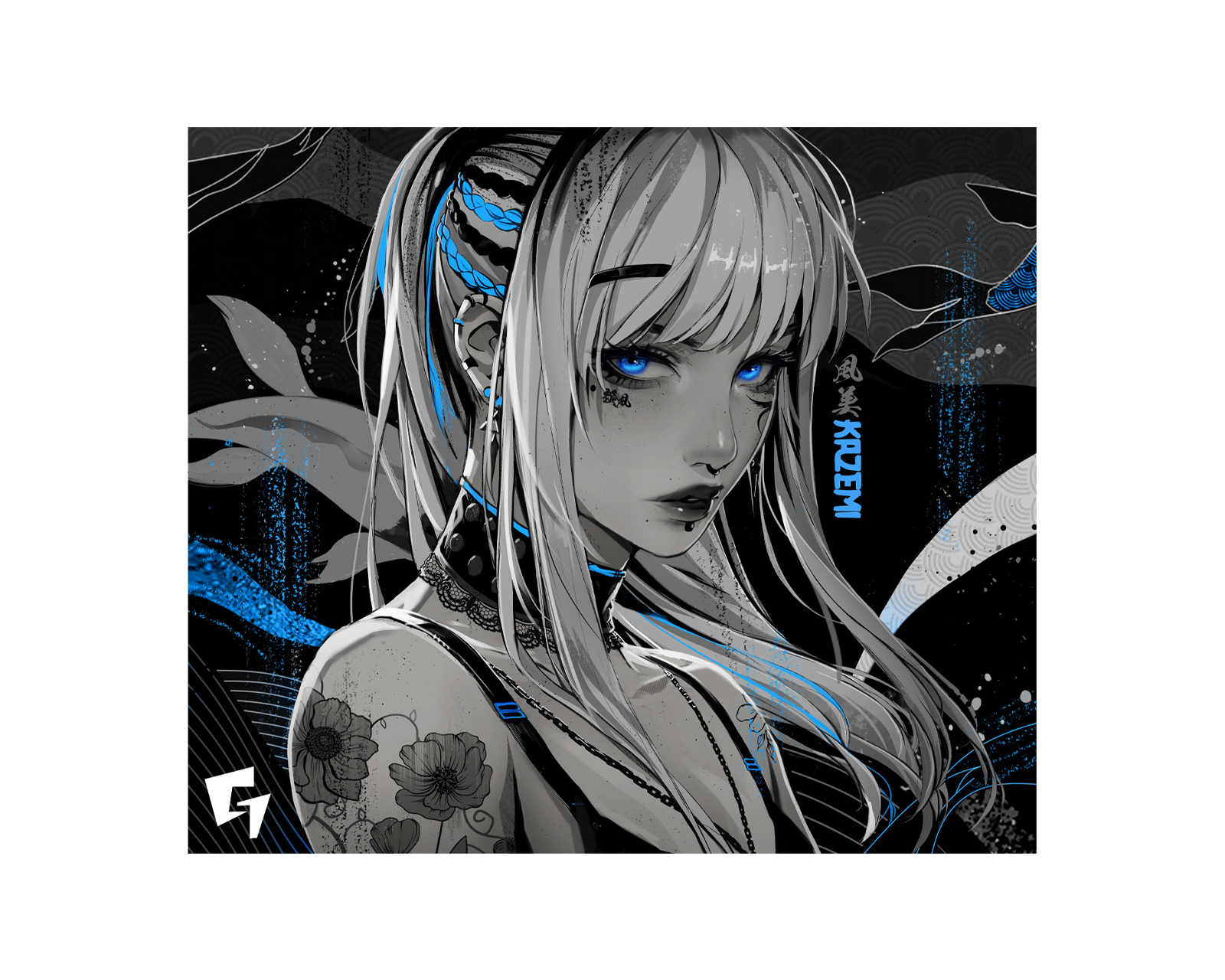GLSSWRKS Kazemi Glass Mousepad - Limited Edition - us.MaxGaming.com