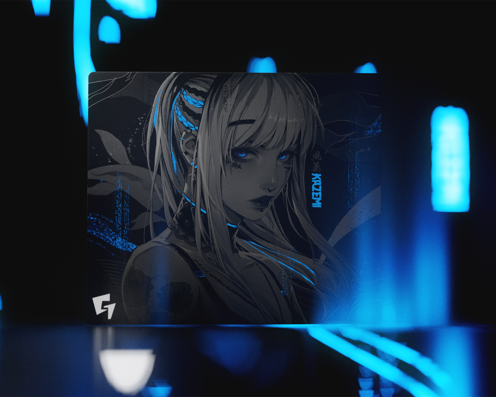 GLSSWRKS Kazemi Glass Mousepad - Limited Edition - us.MaxGaming.com