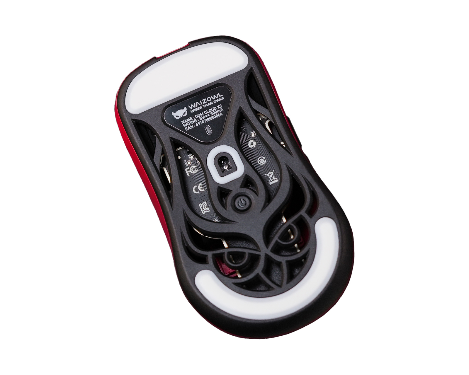 Waizowl OGM Cloud XS 8K Wireless Gaming Mouse - Red - us.MaxGaming.com