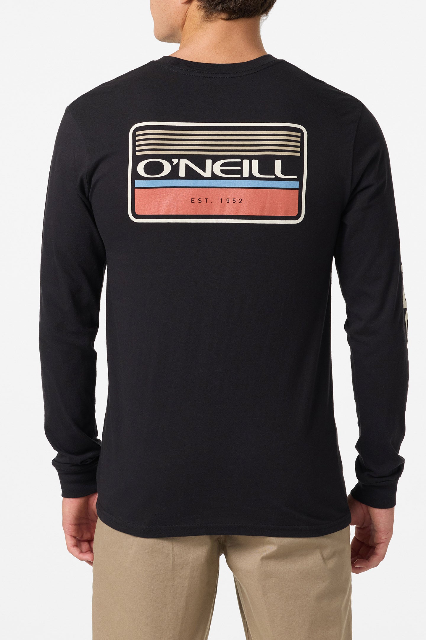 Banner Long Sleeve Standard Fit Long Sleeve Tee - Black | O'Neill