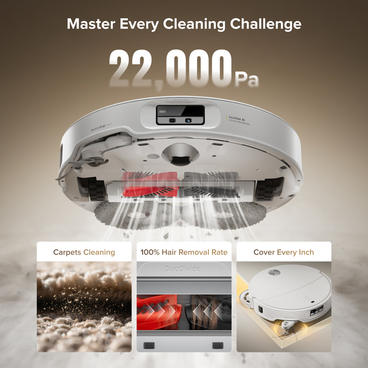 Roborock Qrevo CurvX Robot Vacuum with Multifunctional Dock 3.0