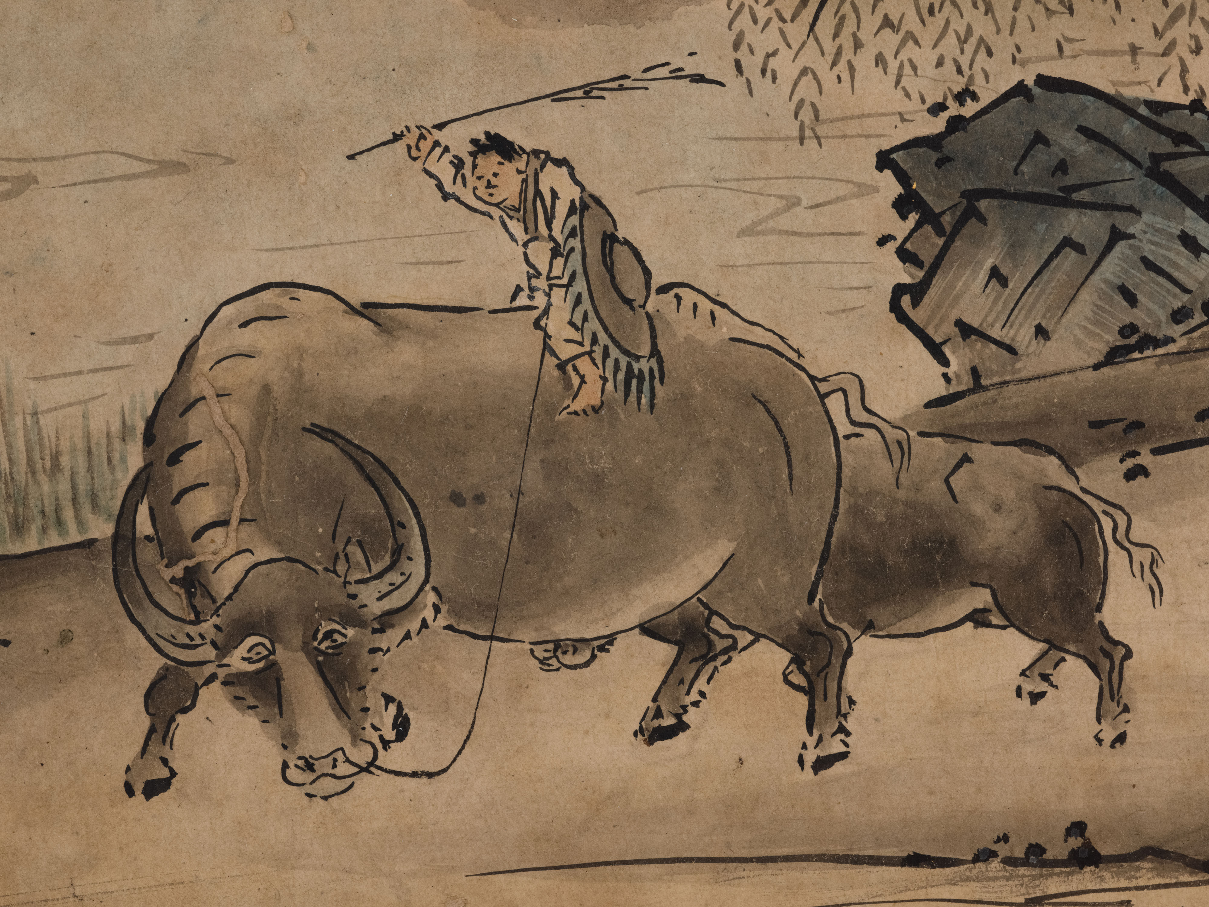 牧牛図（牧童） | やまぐちバーチャルアートミュージアム