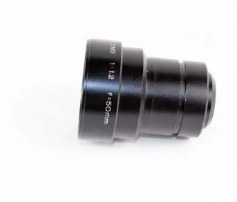 Objectief / Lens – Elmo Projection Lens 1:1.2 f=50 mm JAPAN (LS