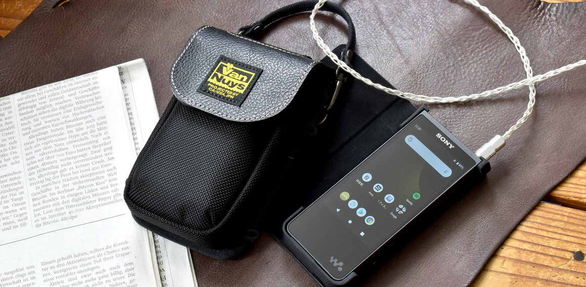 E109：SONY ウォークマン ZX500シリーズ用 キャリングケース／140