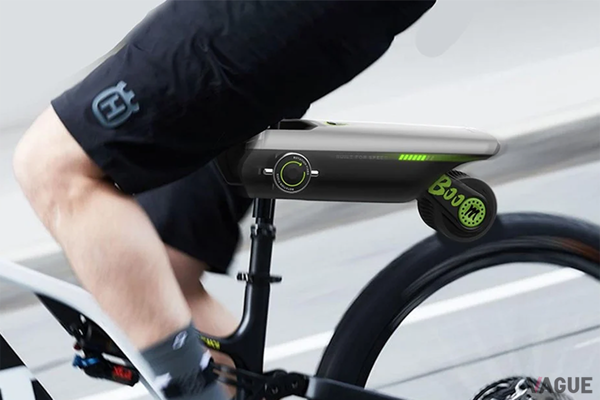 え…」シートポストに装着するだけで自分の自転車が“電動アシスト自転車