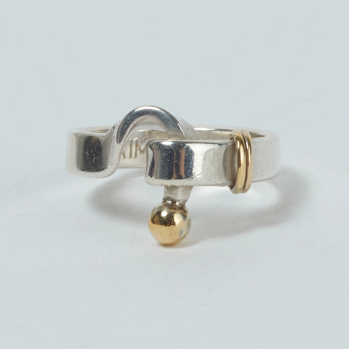 TIFFANY/ティファニー】フック＆アイ リング/指輪 12号 K18コンビ