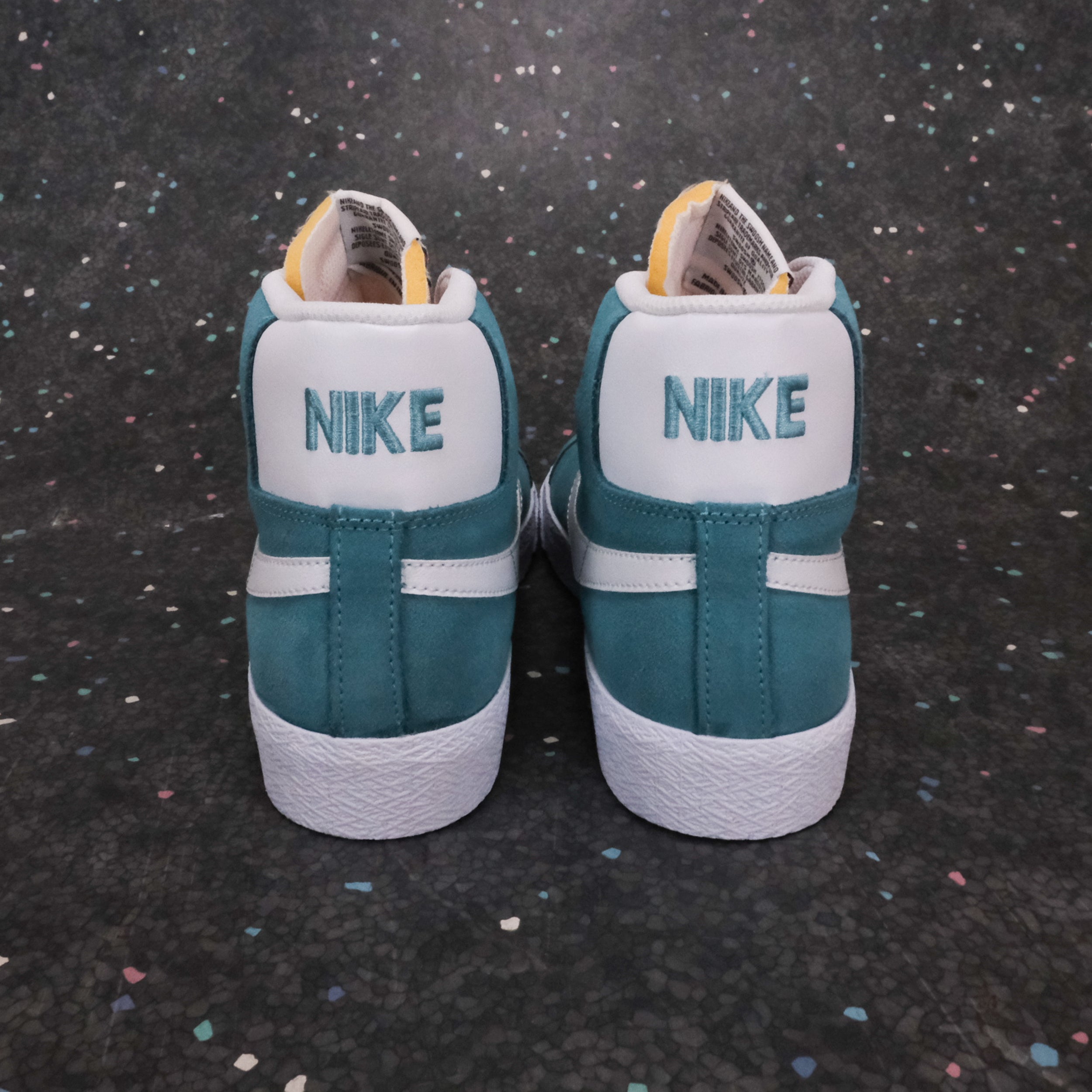 Nike SB Zoom Blazer Mid - Cerulean/White — Val Surf