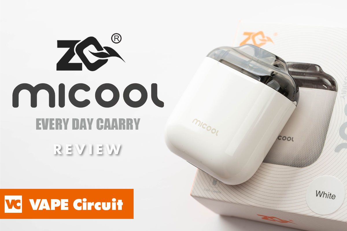 ZQ Vapor micool レビュー｜某有名無線イヤホン完全互換サイズのPOD型