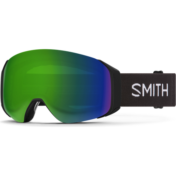 Smith 4D Mag S, Black w/ Chromapop Sun Green Mirror + Chromapop