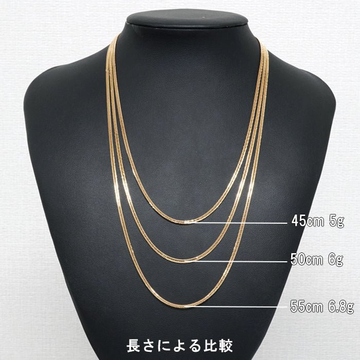 喜平 K18 ネックレス 50cm 6g トリプル12面 750|K24・Pt999・18金製品