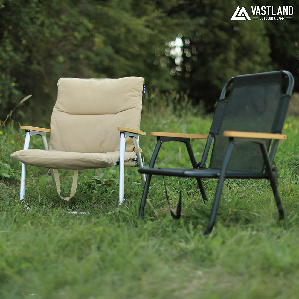 クッションカバー付き1人掛けアウトドアチェア | キャンプ用椅子はVASTLAND