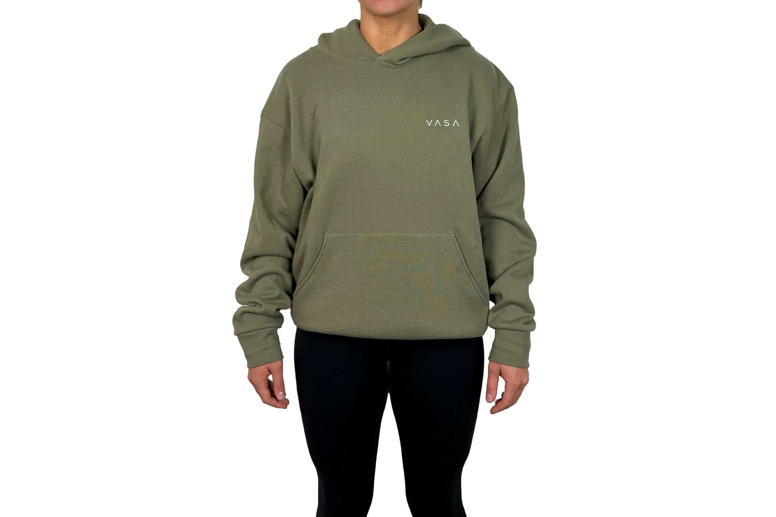 LFT HVY SHT Hoodie – Olive - VASA Fitness