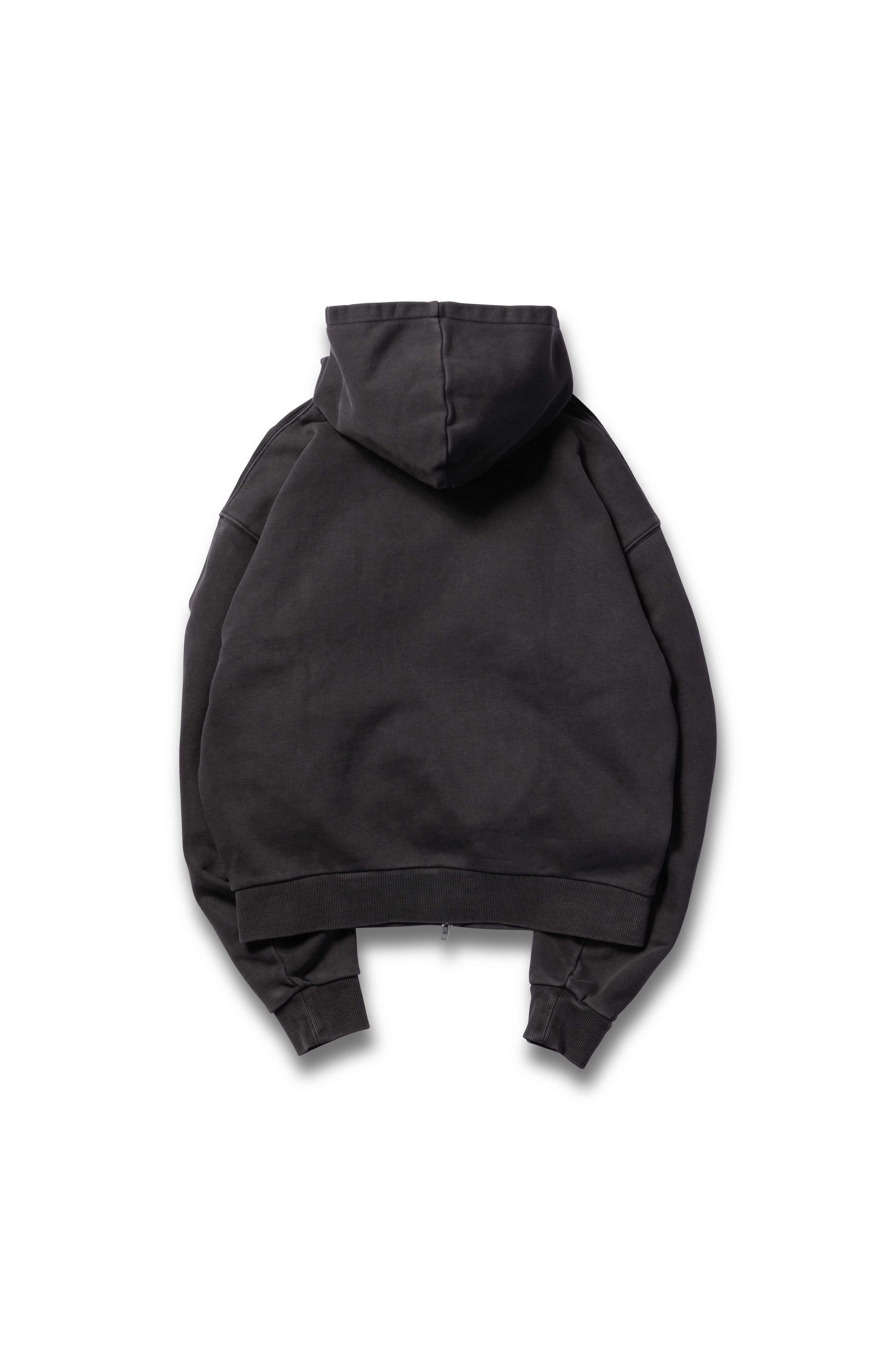 FRIENDLY ZIP HOODIE / BLACK – VAULTROOM