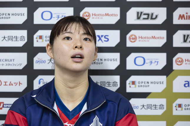 NECレッドロケッツ川崎・佐藤淑乃「プレーのフォーカスを個人から