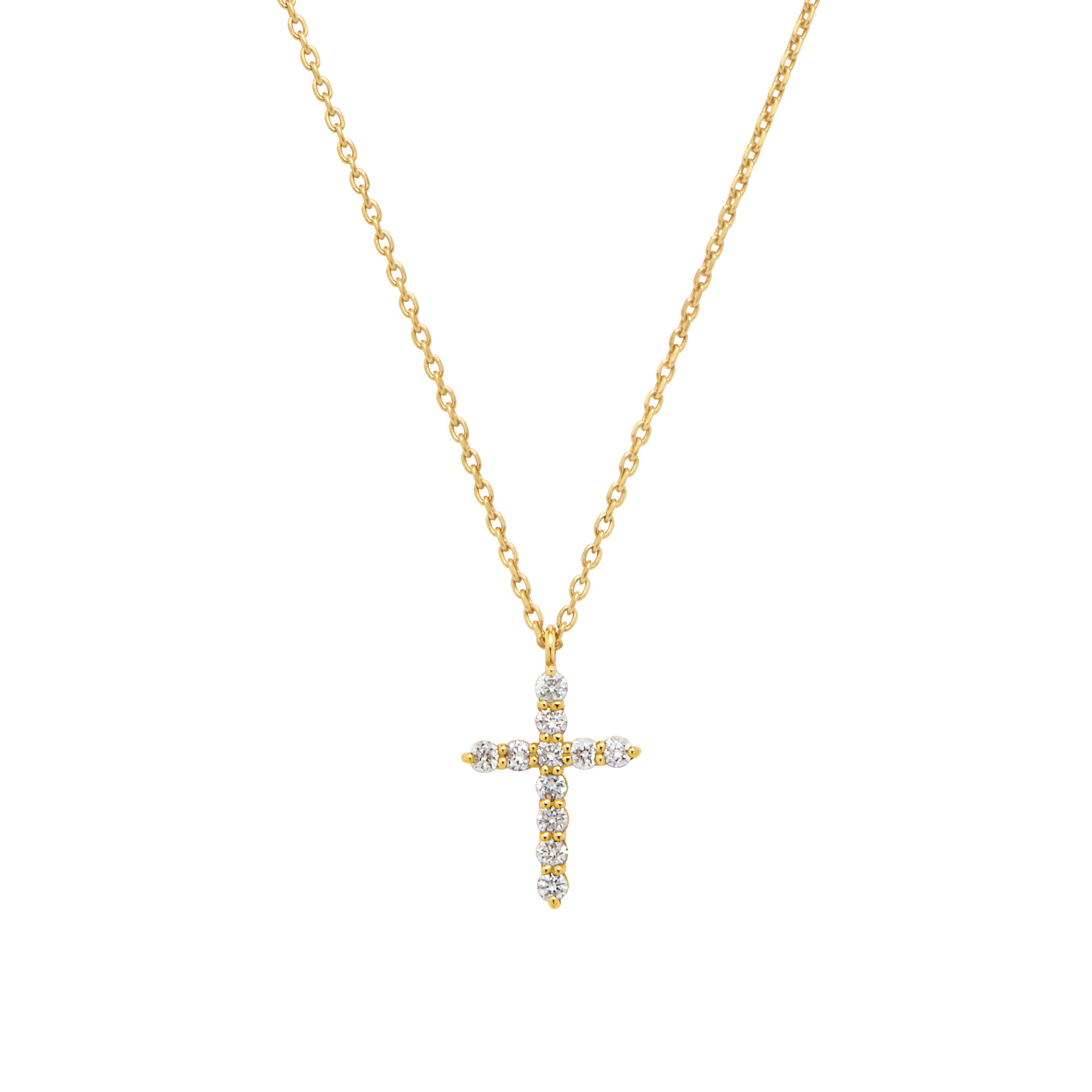 AGVN594245DI ダイヤモンド クロス ネックレス｜ネックレス｜ヴァン