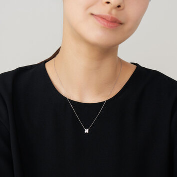 APVN184345DI ダイヤモンド カローラ ネックレス 0.42ct｜ネックレス